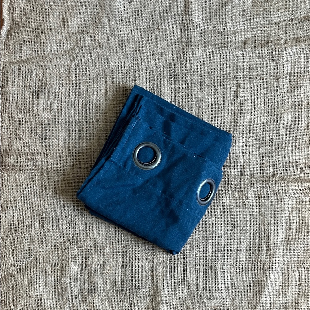 Navy Blue Curtain